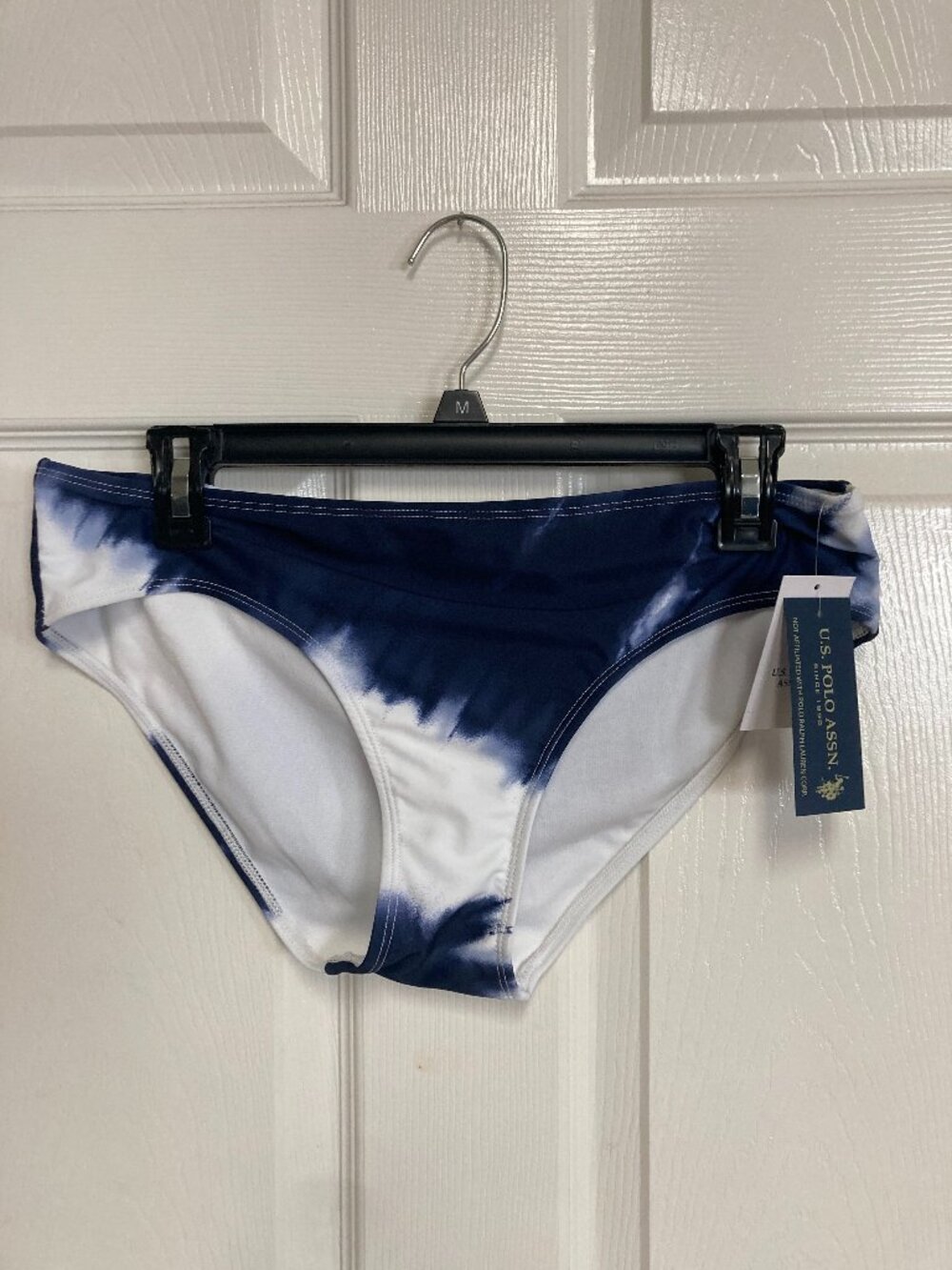 U.S. POLO ASSN. New With Tags bikini bottom blue/white size large Women's